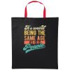 Varsity cotton shopper short handle Thumbnail